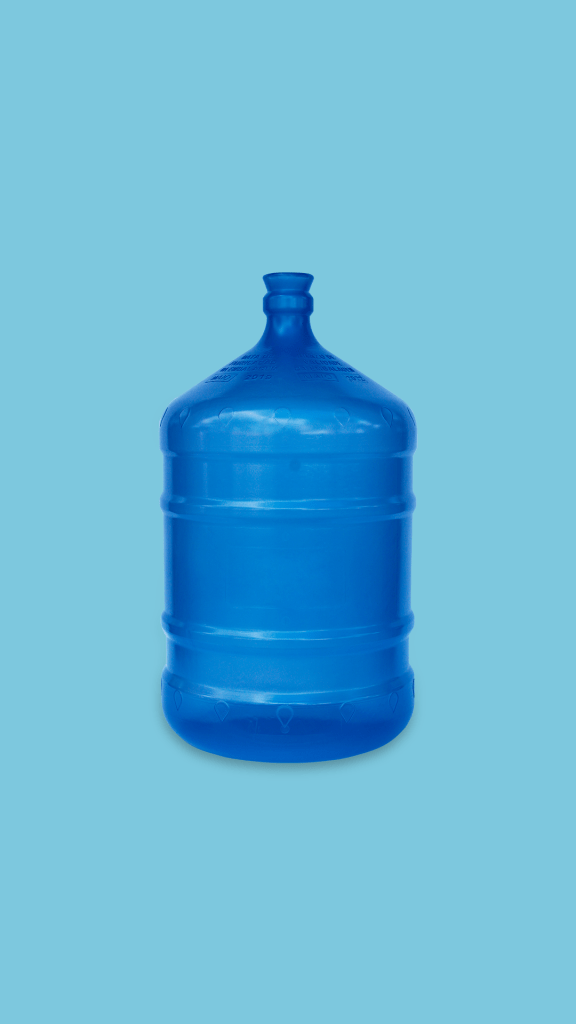 Galão de 20 litros PP azul para água mineral Plástico São Pedro